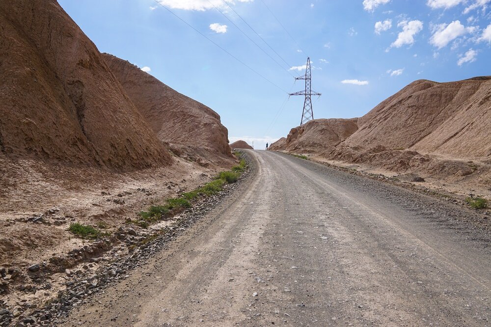 Washboard roads in Kyrgyzstan; not a fan!