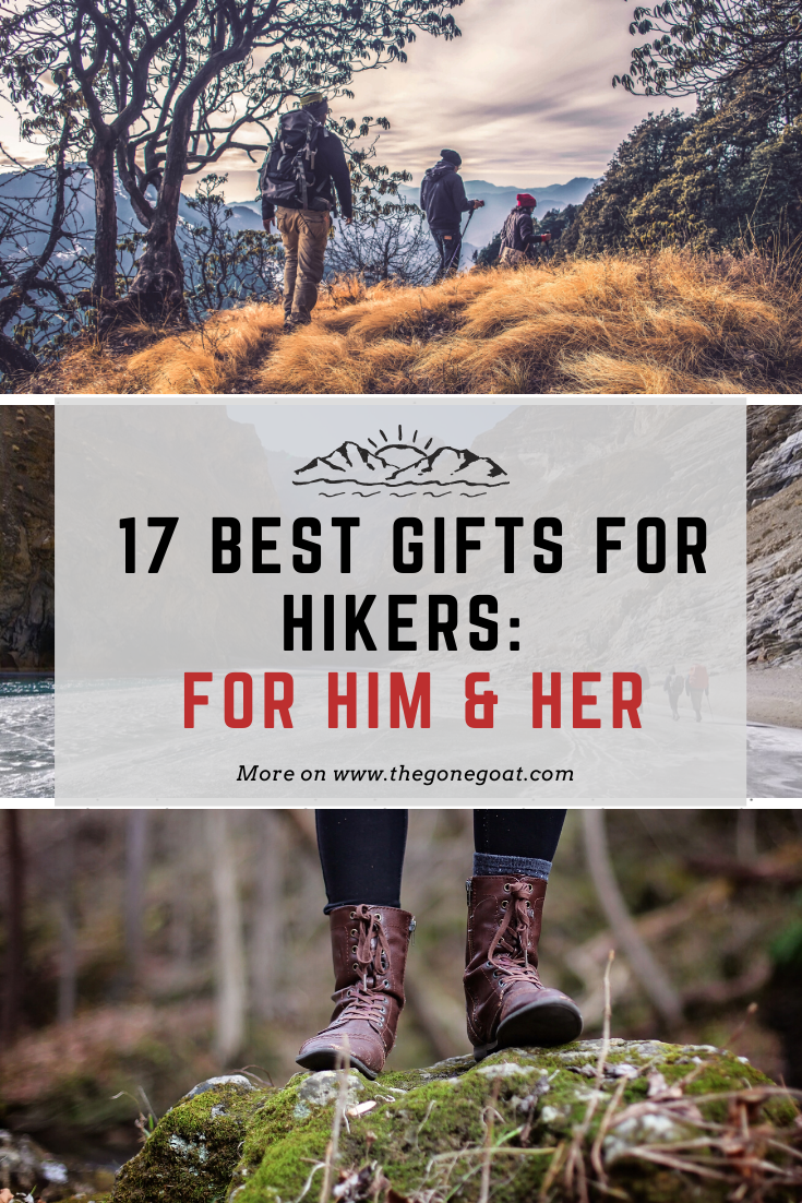 Wondering what hiking gift to get that’s not cliche? Here are some of the best gifts and ideas for hikers, whether it’s for him, her and the adventurer in you. giftsforhikers #giftideasforhikers #outdoors #giftideas #adventure #hiking #mountains #giftsforhim #giftsforher