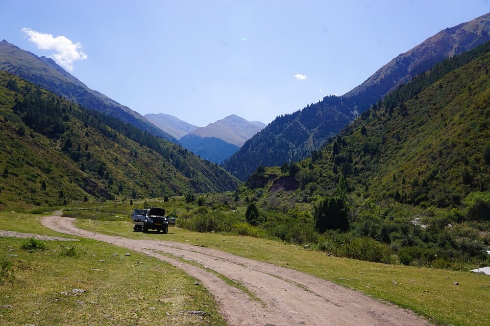 The start of our trek at Kol-Tor Lake