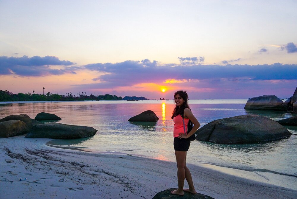 Travelling in Indonesia’s offshore islands in Belitung.