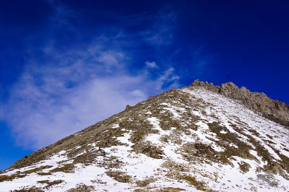 the pyramid mountain of kazakhstan, hiking big almaty peak.