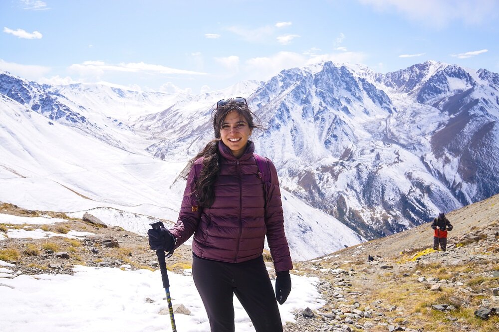 my last picture of me in kazakhstan at big almaty peak