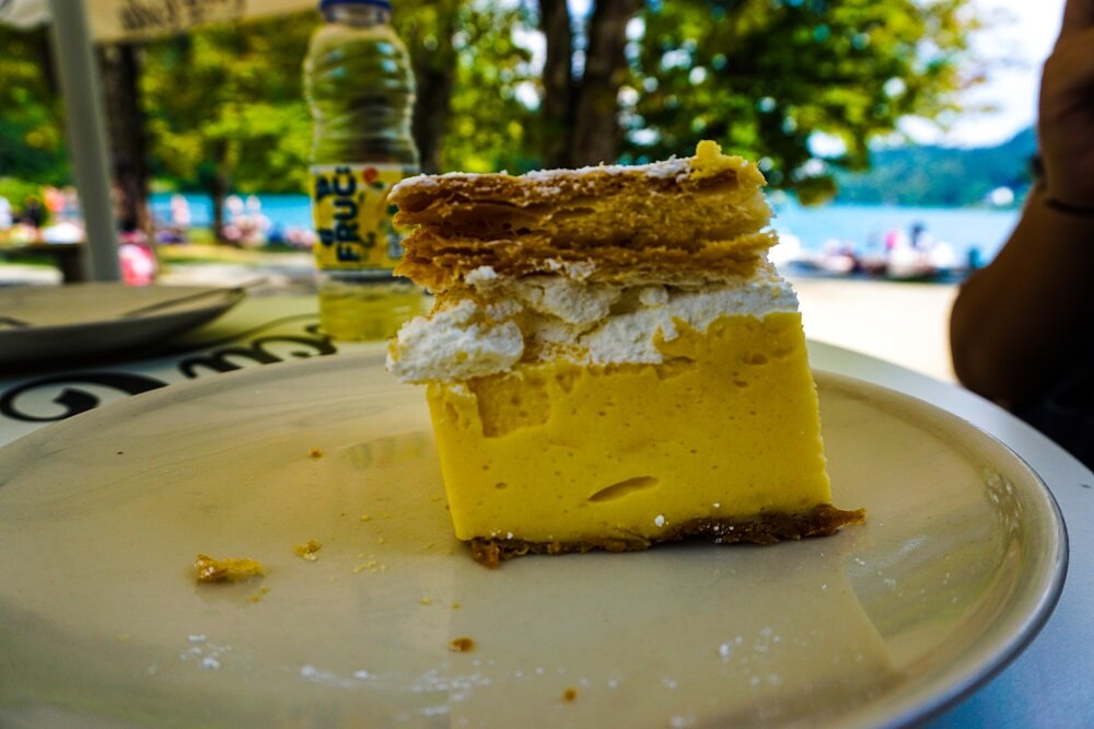 The famous bled cream cake - kremna rezina