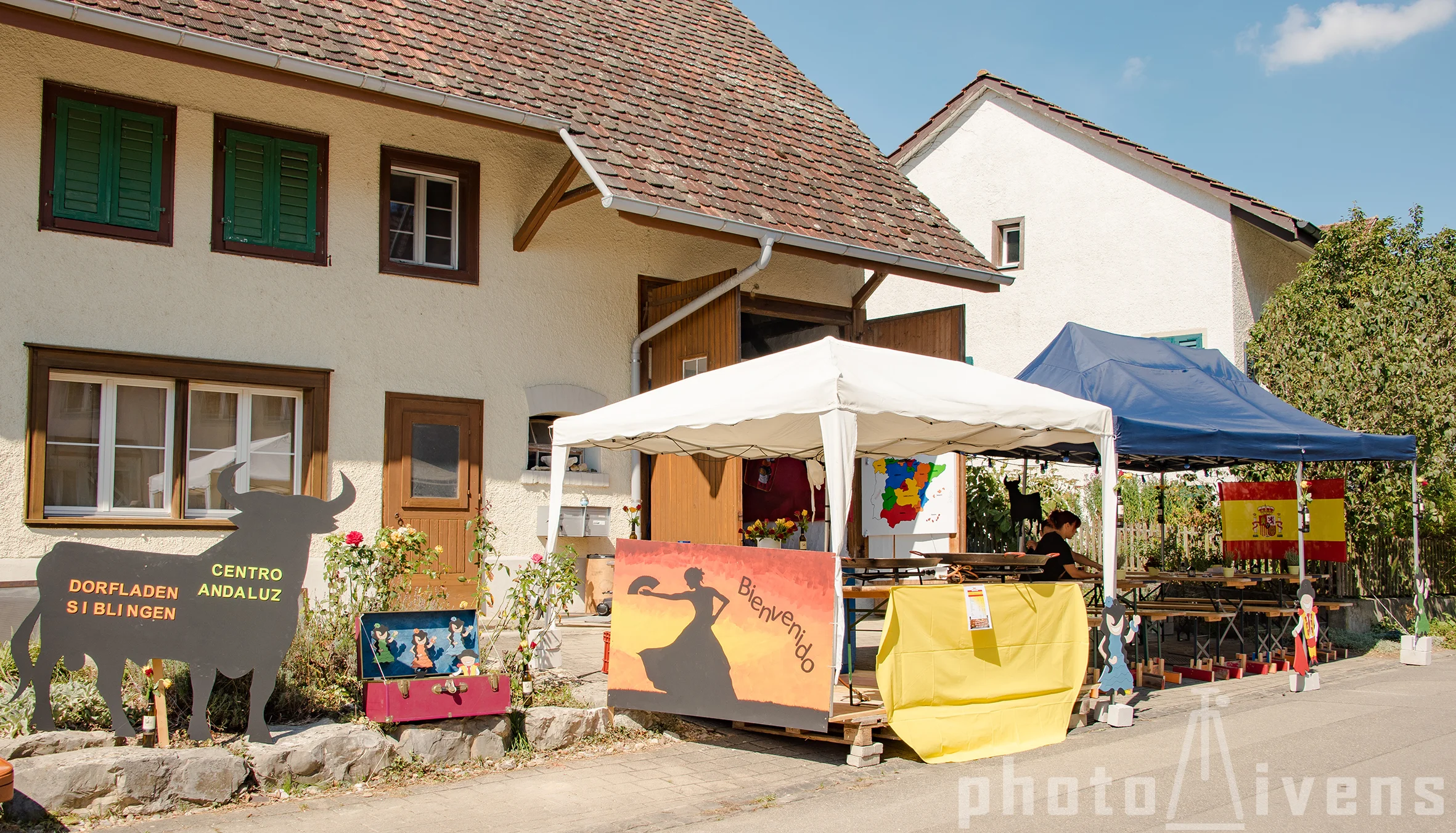 Stand Dorfladen mit spanischem Flair