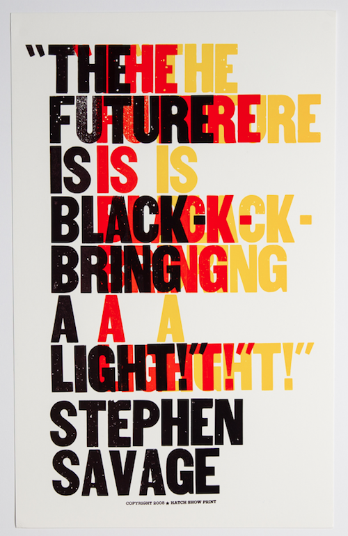 Carl Pope, The Bad Air Smelled of Roses (2004-). Letterpress Broadsides. Courtesy of the artist