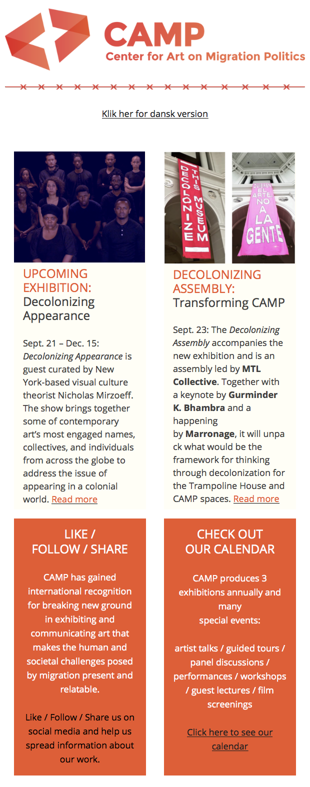 Autumn newsletter out!