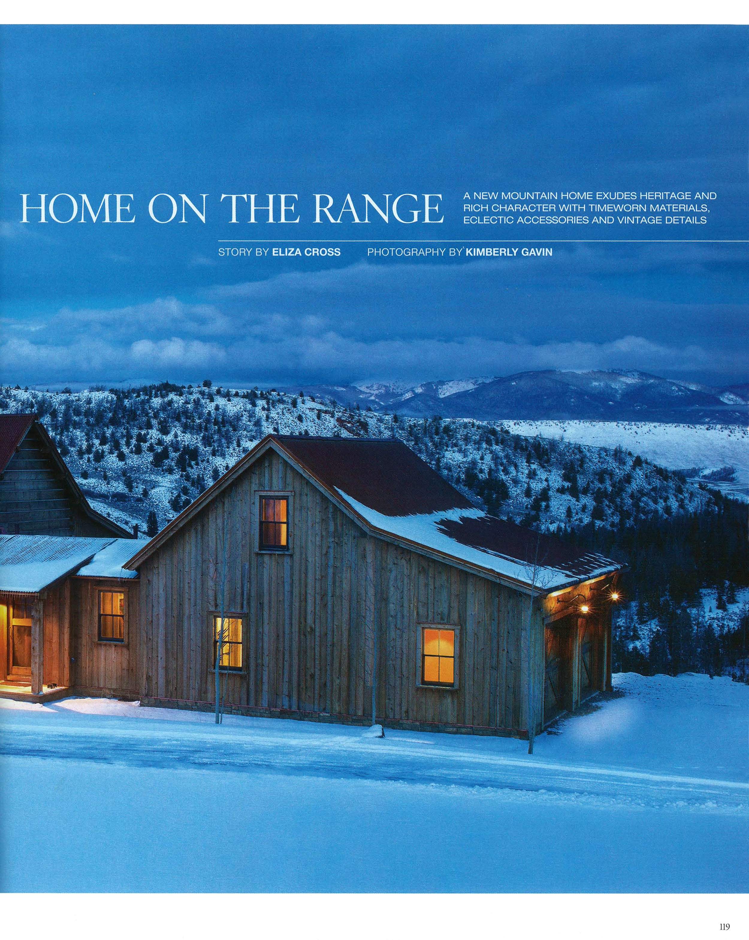 Colorado Dude Ranch | Mountain Living 2015 | Design Associates Inc