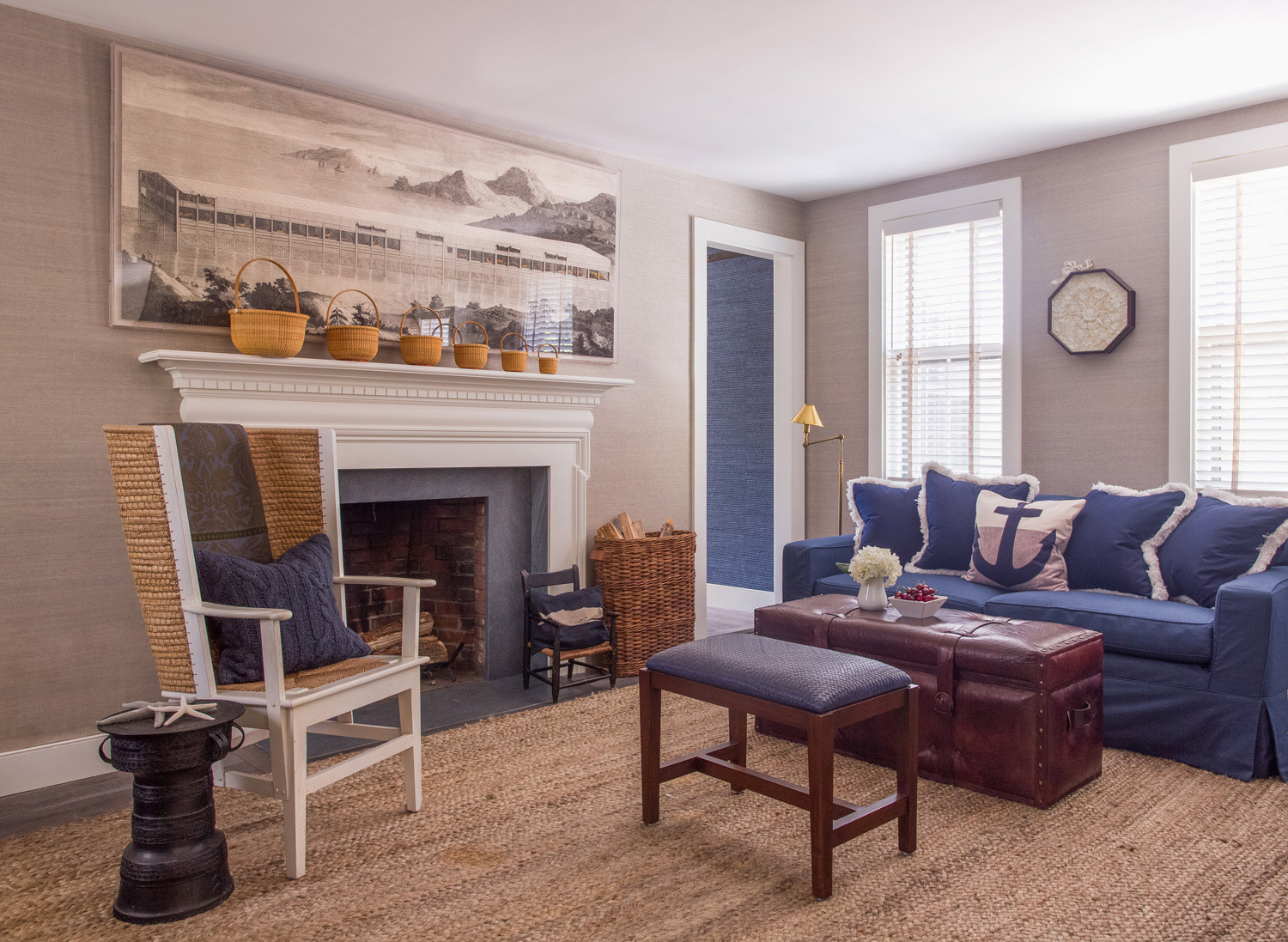 Small Nantucket Cottage | Family Room | Design Associates Inc.