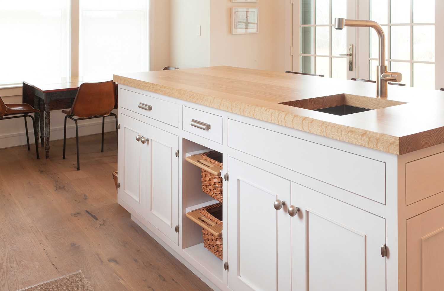 Cottage in the Woods | Kitchen Bread Cabinet | Design Associates Inc.
