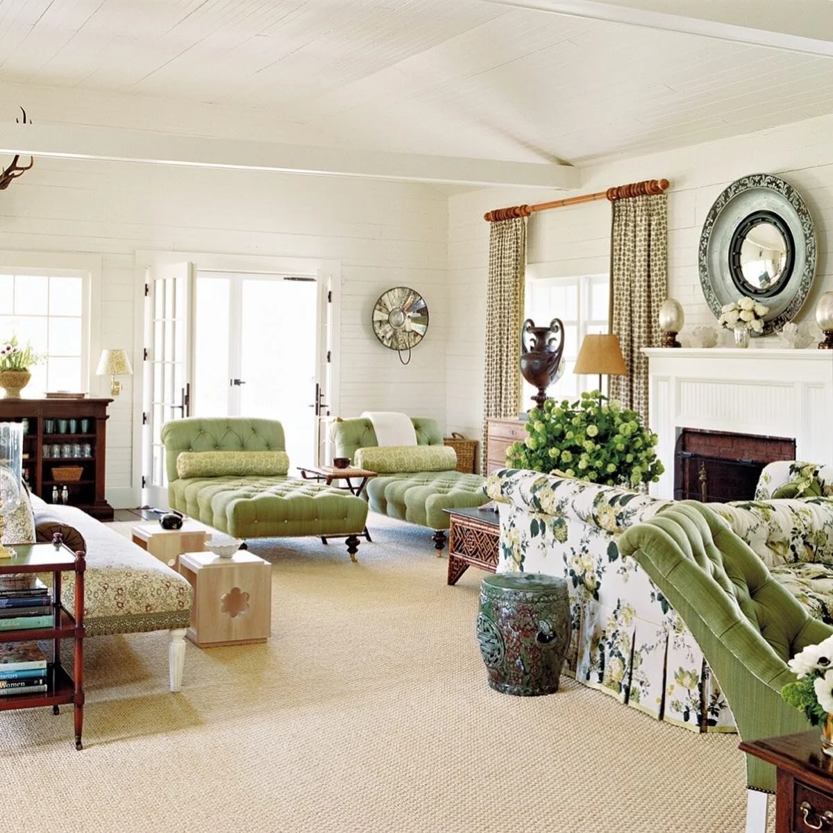 a round up of rooms that feel meant to be lived in ✨ layered, comfortable, and awash with color #marysmuses #livingroommuse #familyroommuse