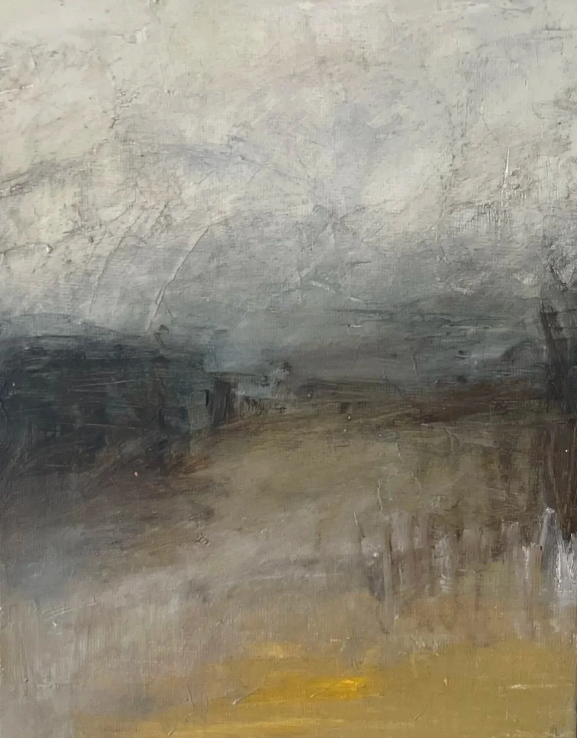 Yellow Landscape  - SOLD