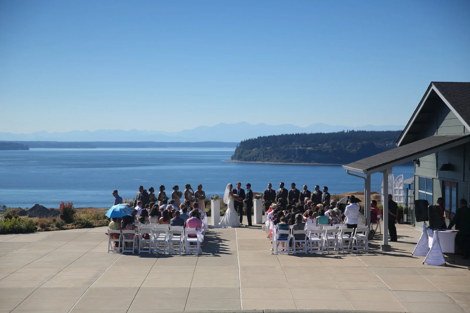 Wedding Chambers Bay Golf Course