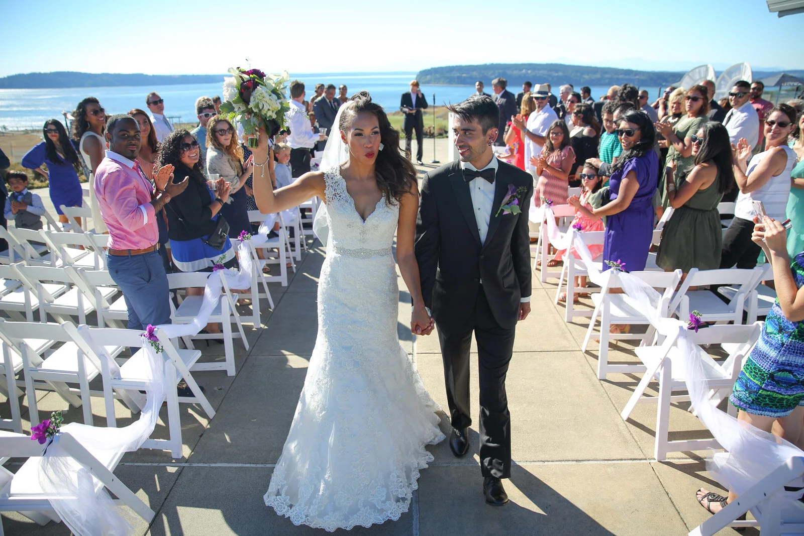 Wedding Chambers Bay Golf Course