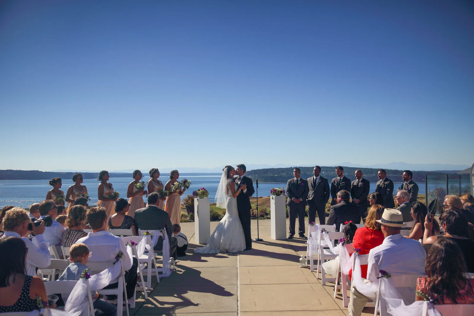 Wedding Chambers Bay Golf Course