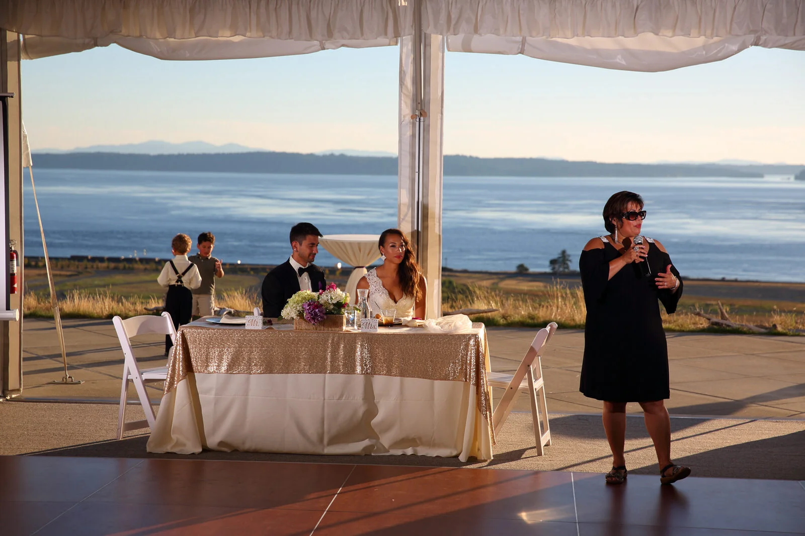 Wedding Chambers Bay Golf Course