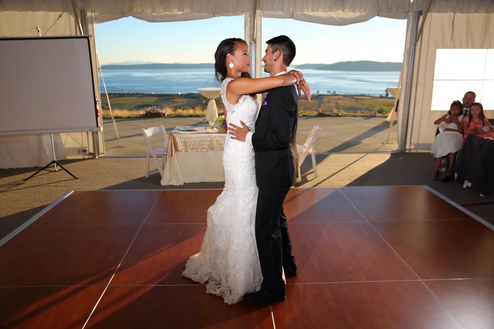 Wedding Chambers Bay Golf Course