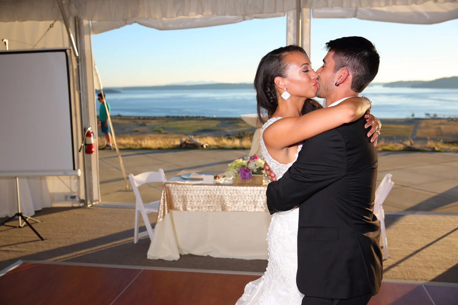 Wedding Chambers Bay Golf Course