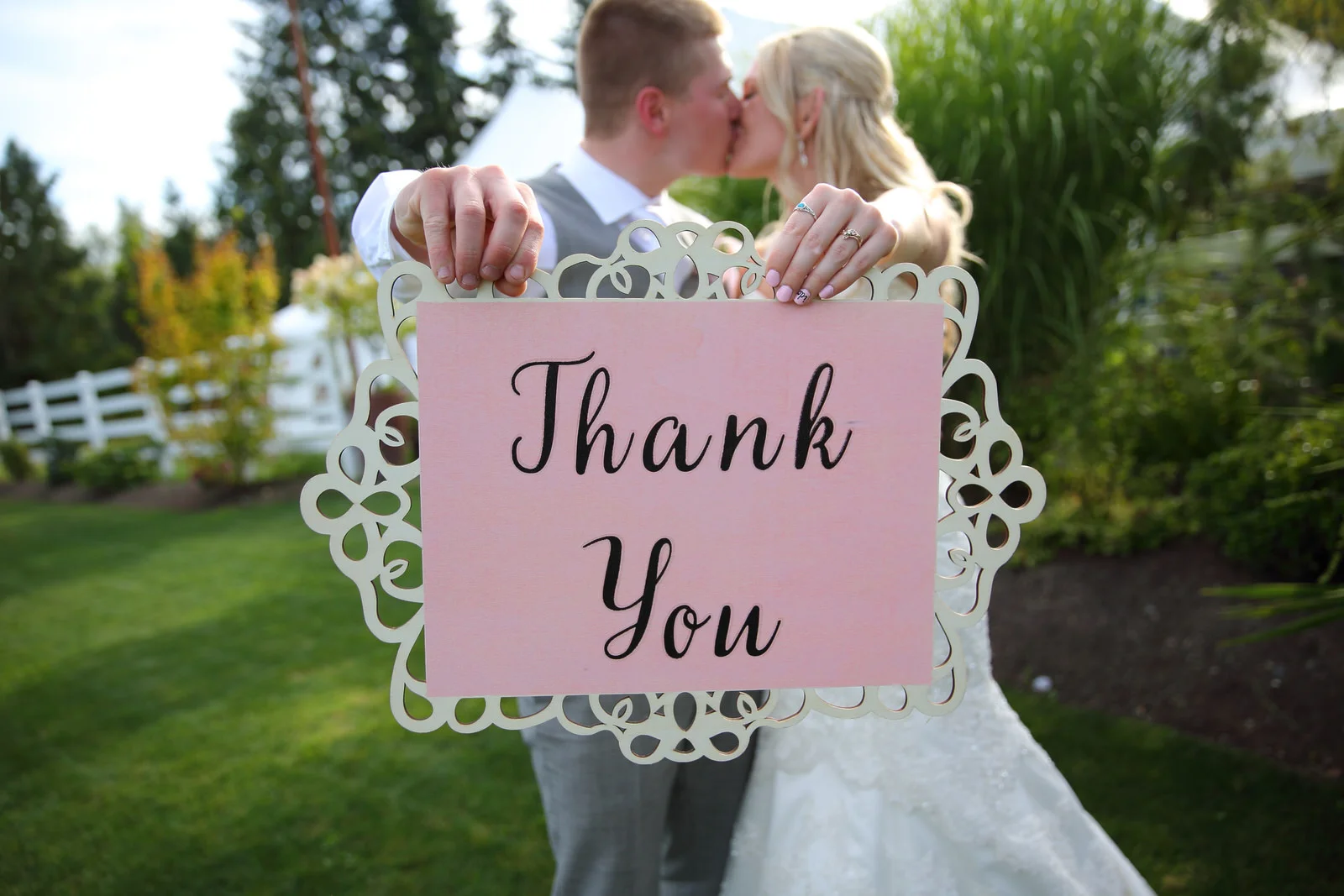 Bride and Groom at Filigree Farms in Buckley Washington