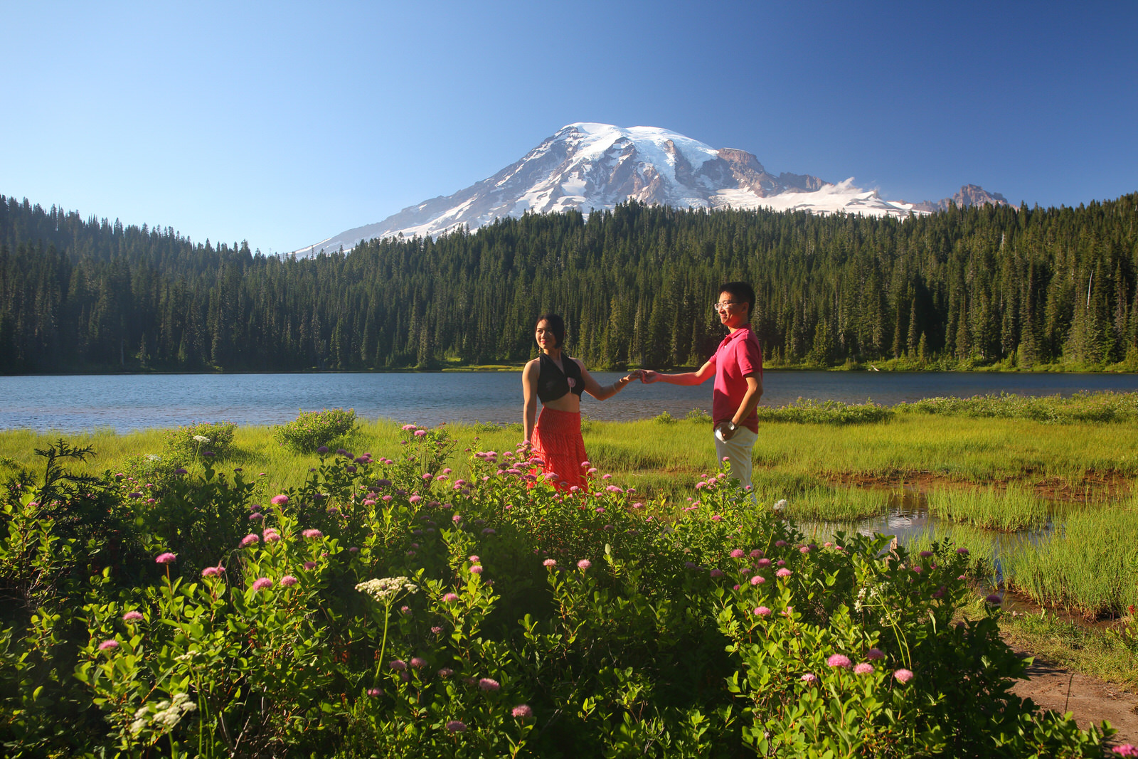 Mt Rainer Engagement Photos