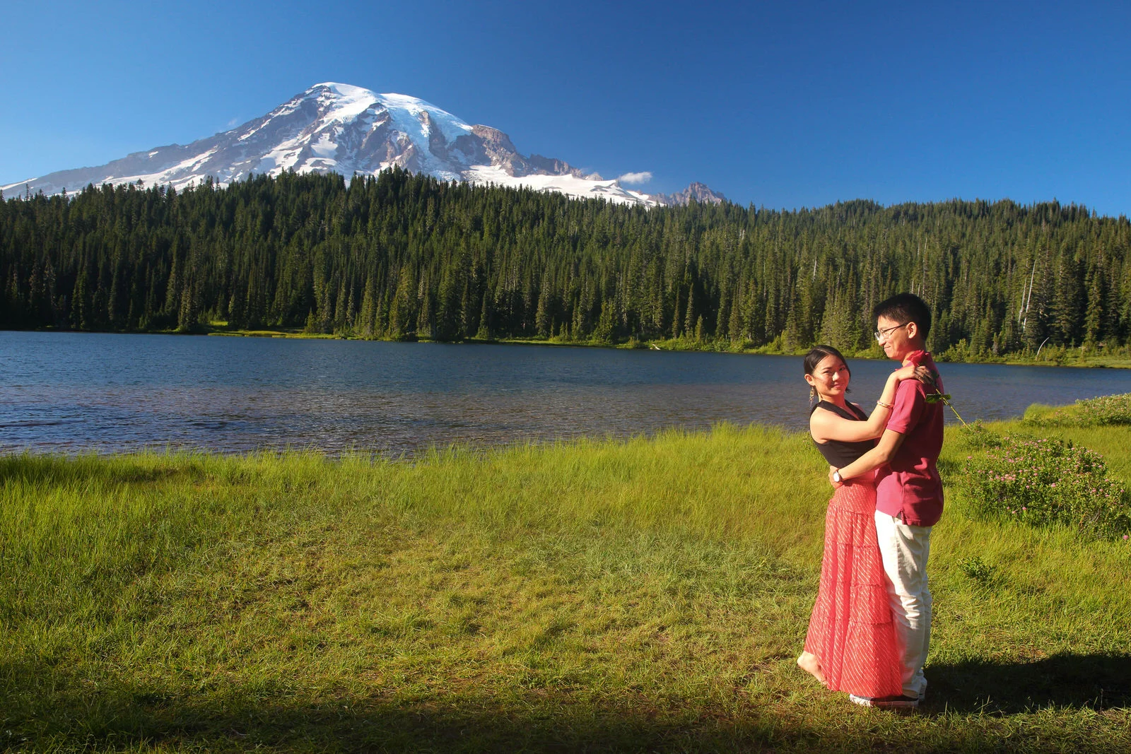 Mt Rainer Engagement Photos