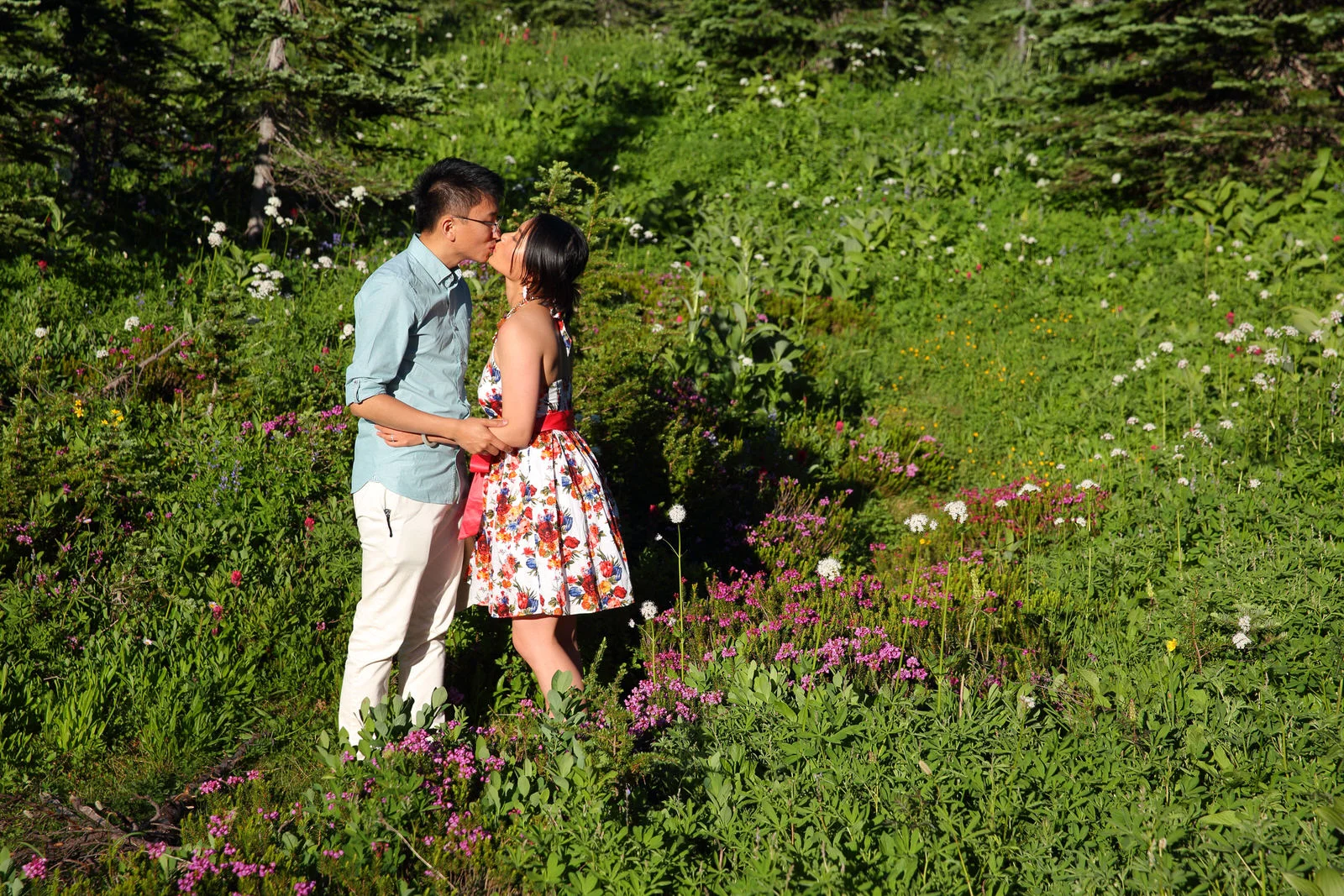 Mt Rainer Engagement Photos