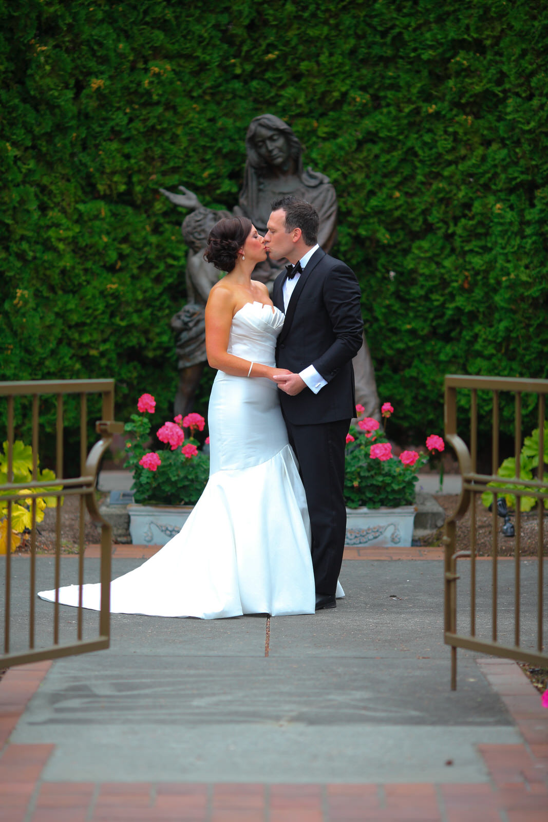 Wedding Photo of Bride and Groom