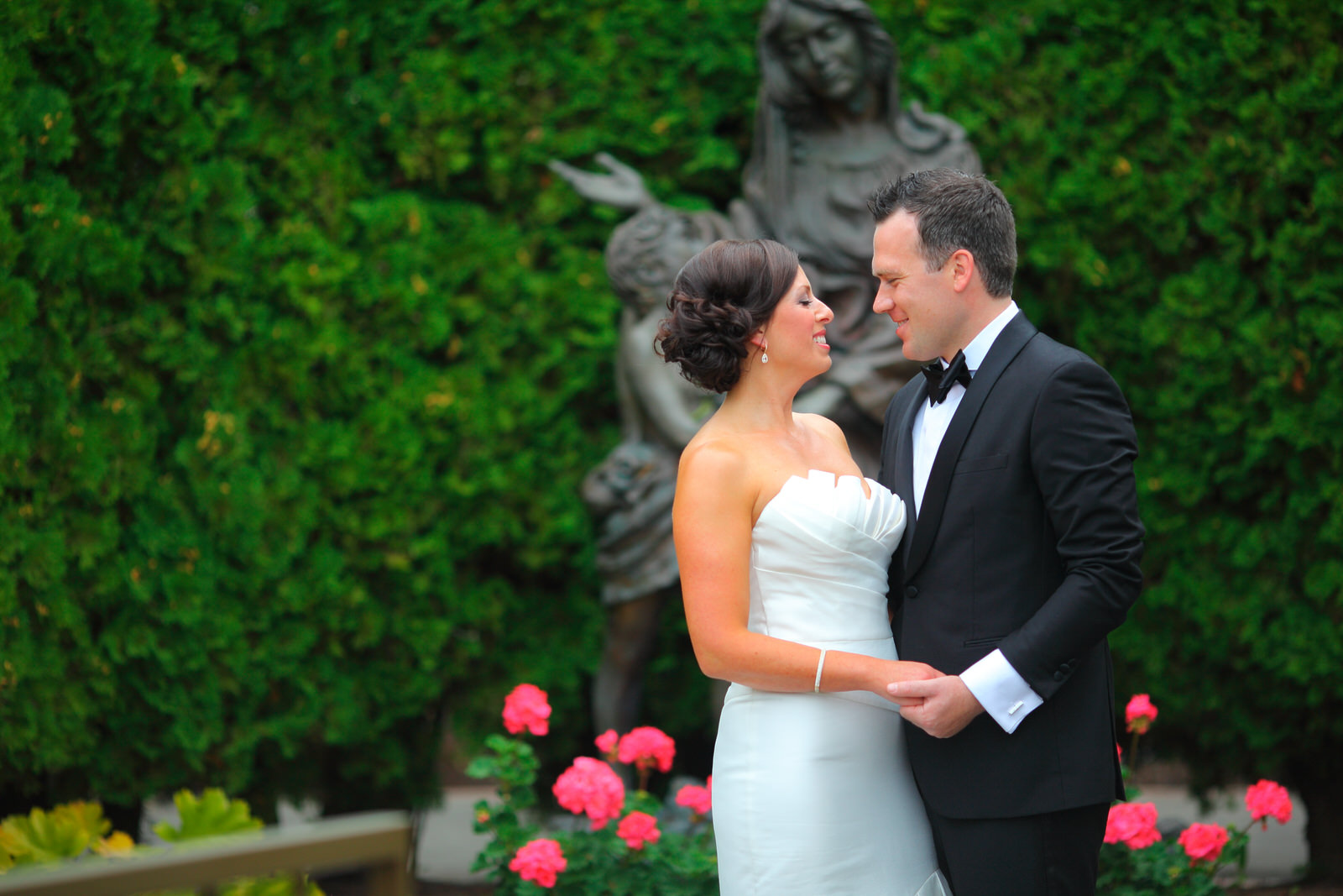Wedding Photo of Bride and Groom