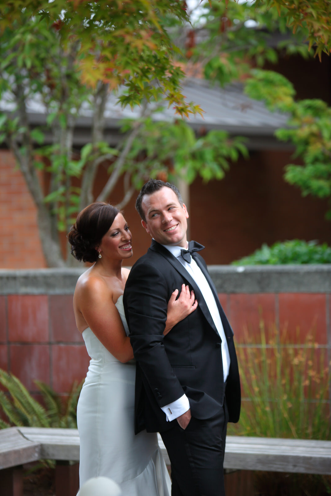 Wedding Photo of Bride and Groom