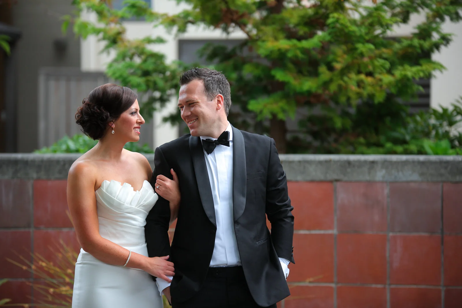 Wedding Photo of Bride and Groom