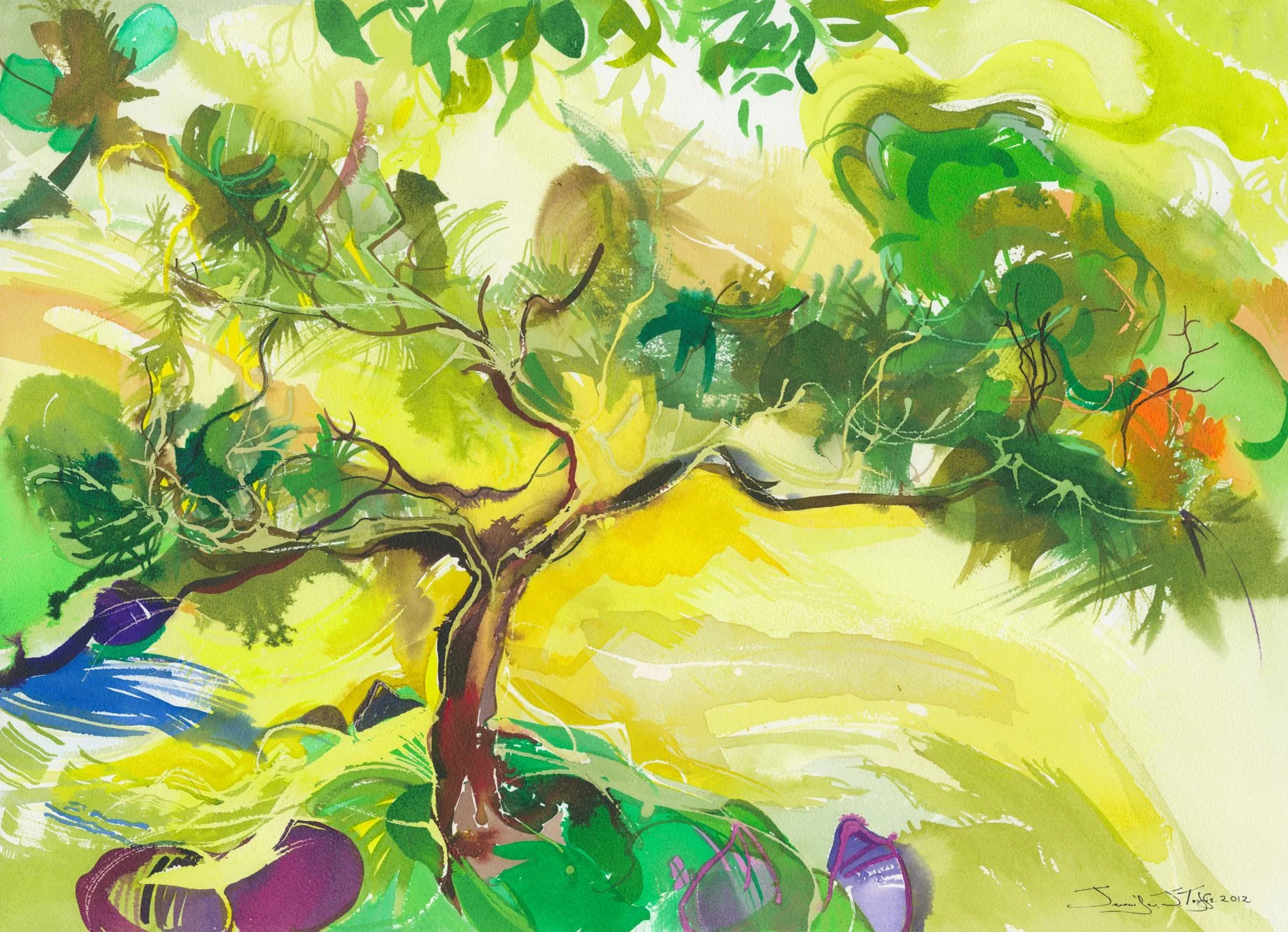 Japanese Garden   53 x 71 cm