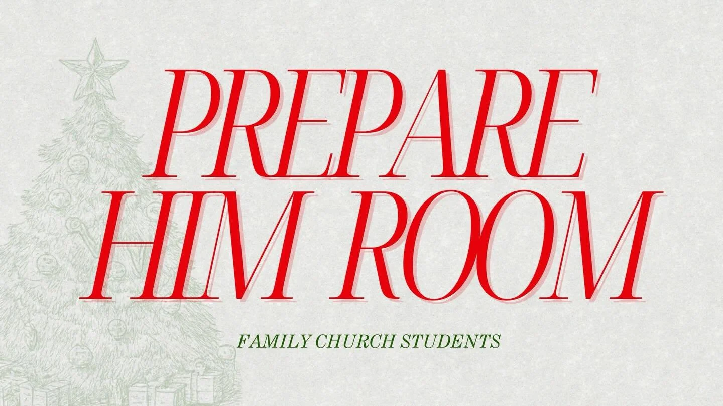 Christmas. Friends. Worship. Jesus.
This week we&rsquo;re talking about what it means to make room for Him in our lives.
You need to be here. 🎄❤️
Doors at 6 &bull; Service at 6:30!