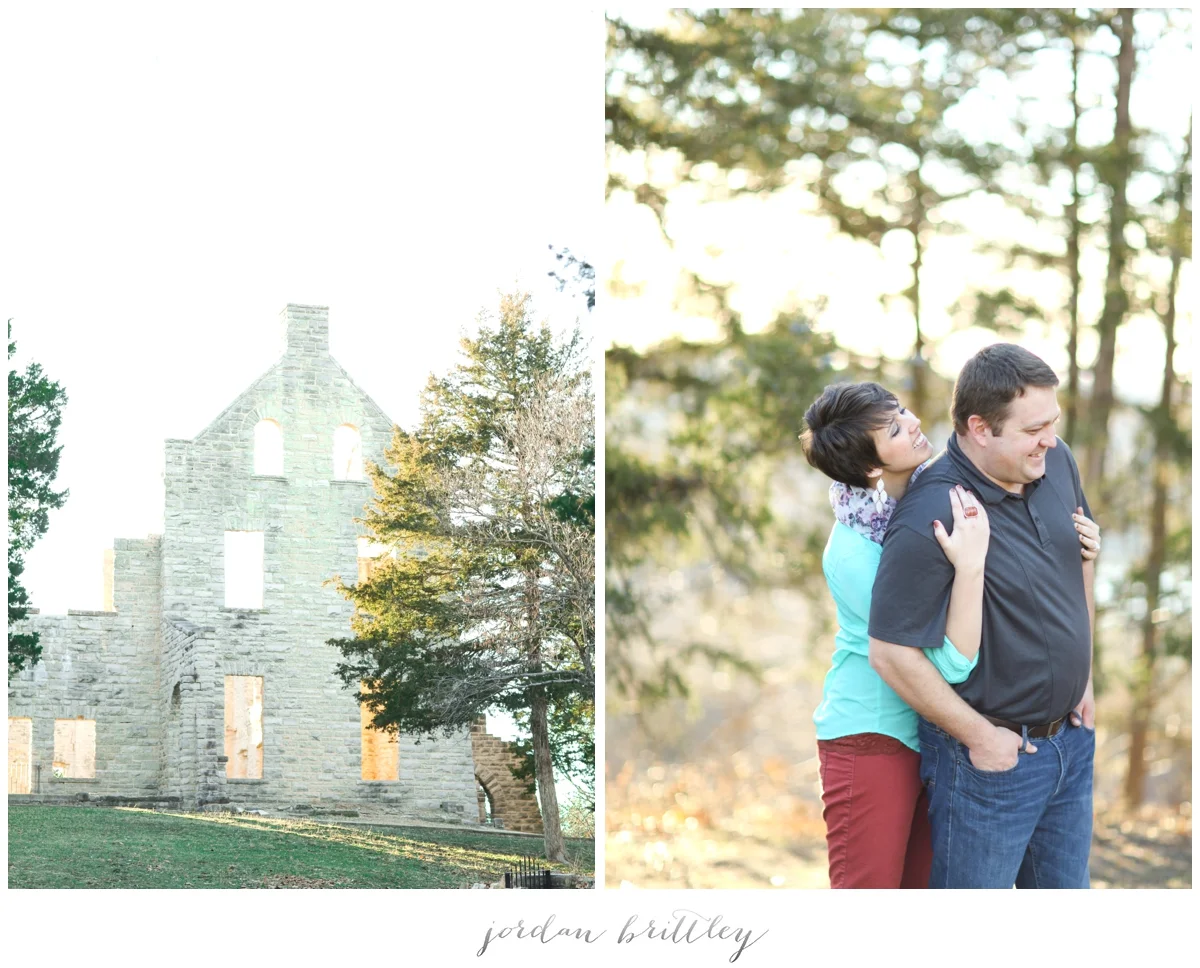 Ha Ha Tonka State Park Engagement | Castle Ruins Engagement | Jana + Paul | by Jordan Brittley | St Louis MO & Destination Wedding Photographer
