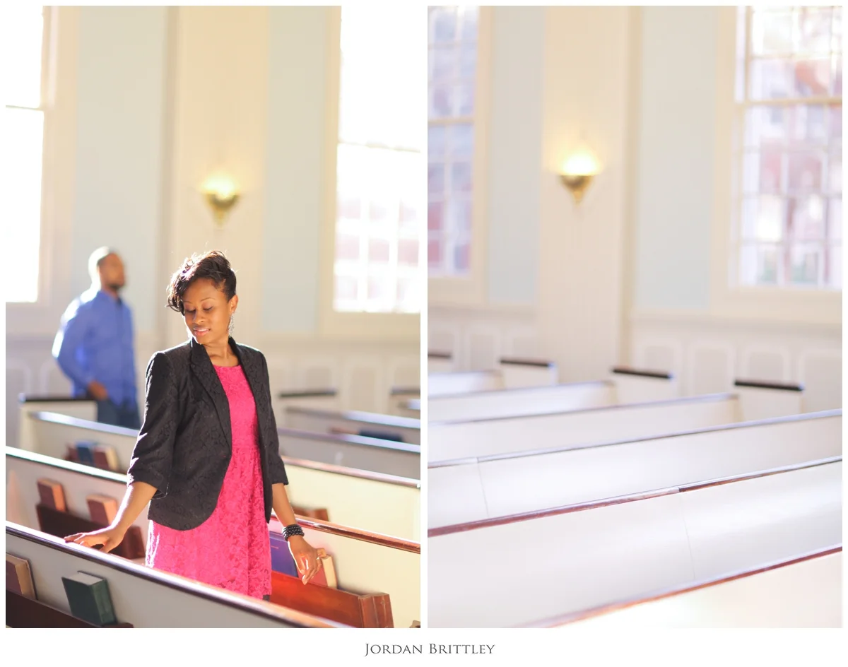 Charlotte NC Queens University Engagement - Jon + Tanya by Jordan Brittley