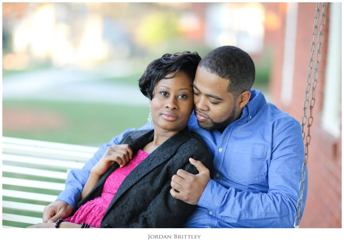 Charlotte NC Queens University Engagement - Jon + Tanya by Jordan Brittley