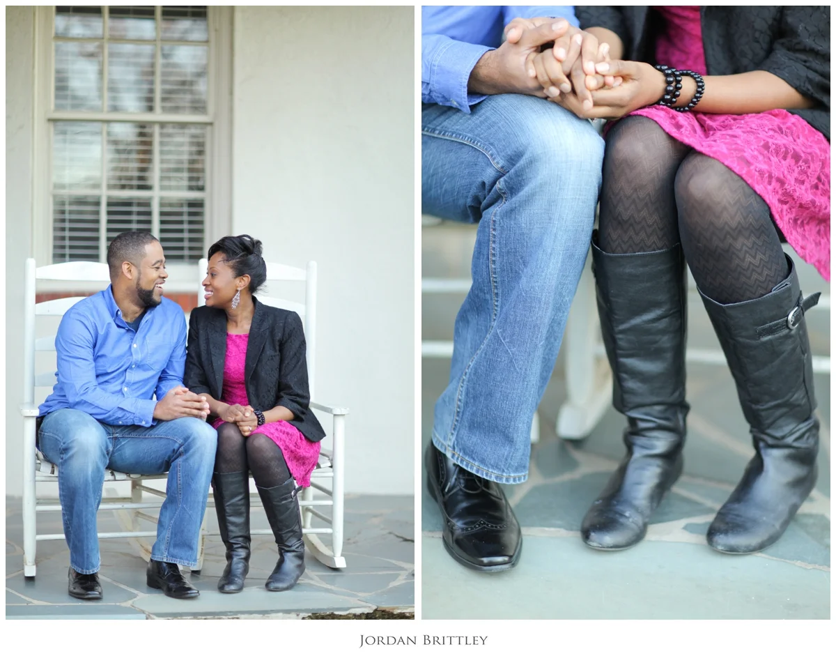 Charlotte NC Queens University Engagement - Jon + Tanya by Jordan Brittley