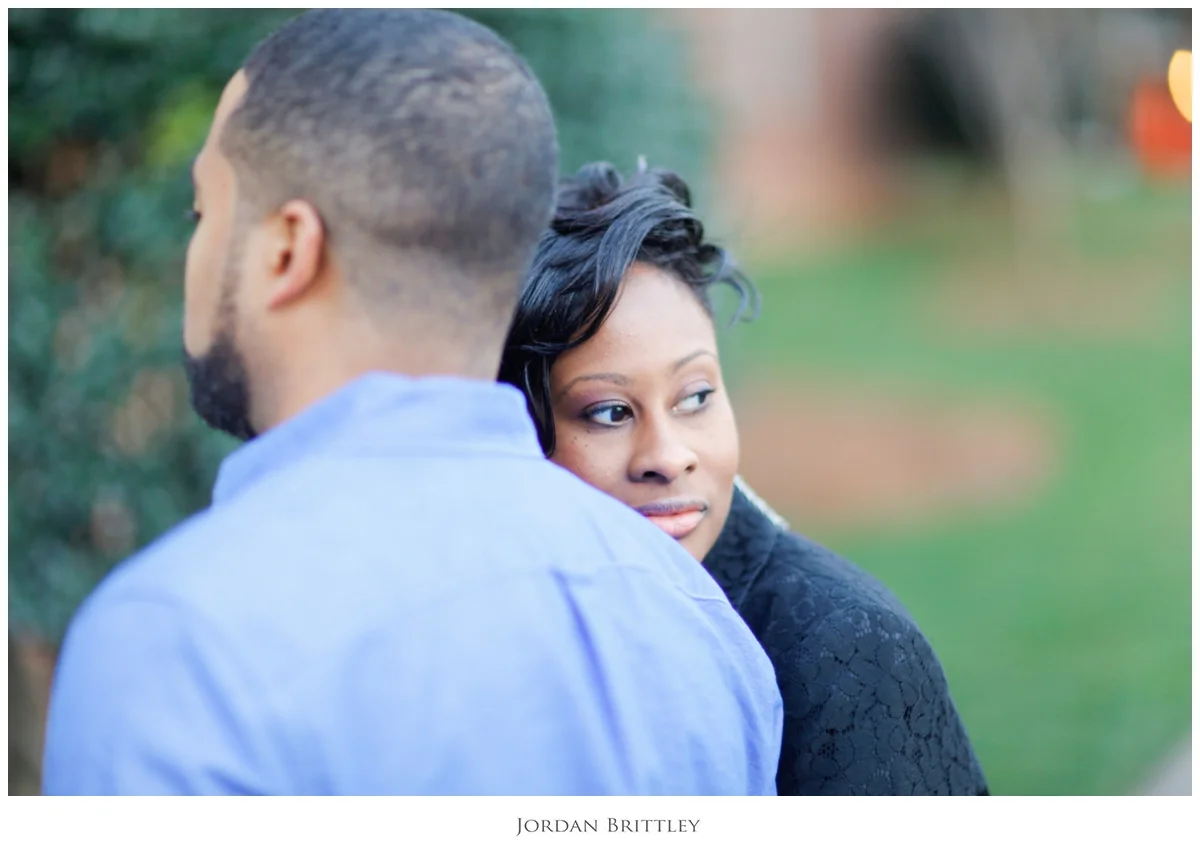 Charlotte NC Queens University Engagement - Jon + Tanya by Jordan Brittley
