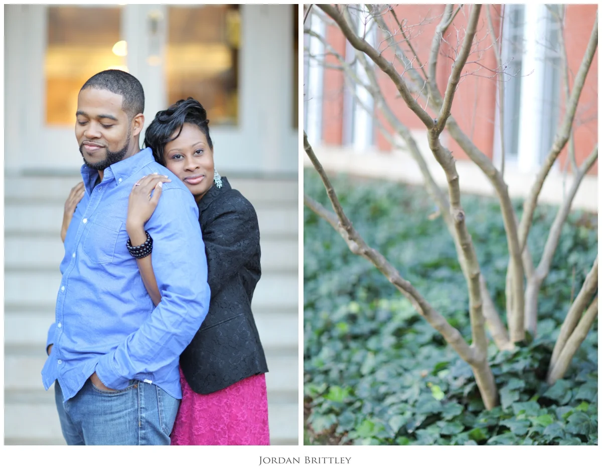 Charlotte NC Queens University Engagement - Jon + Tanya by Jordan Brittley