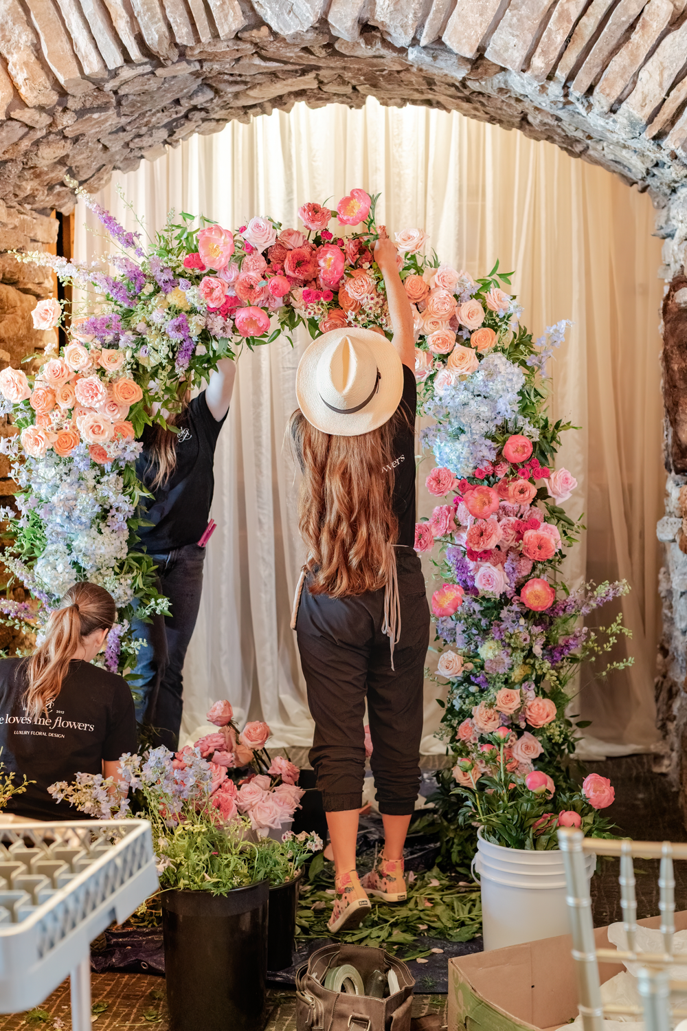 Behind the Scenes With He Loves Me Flowers at Integrity Hills