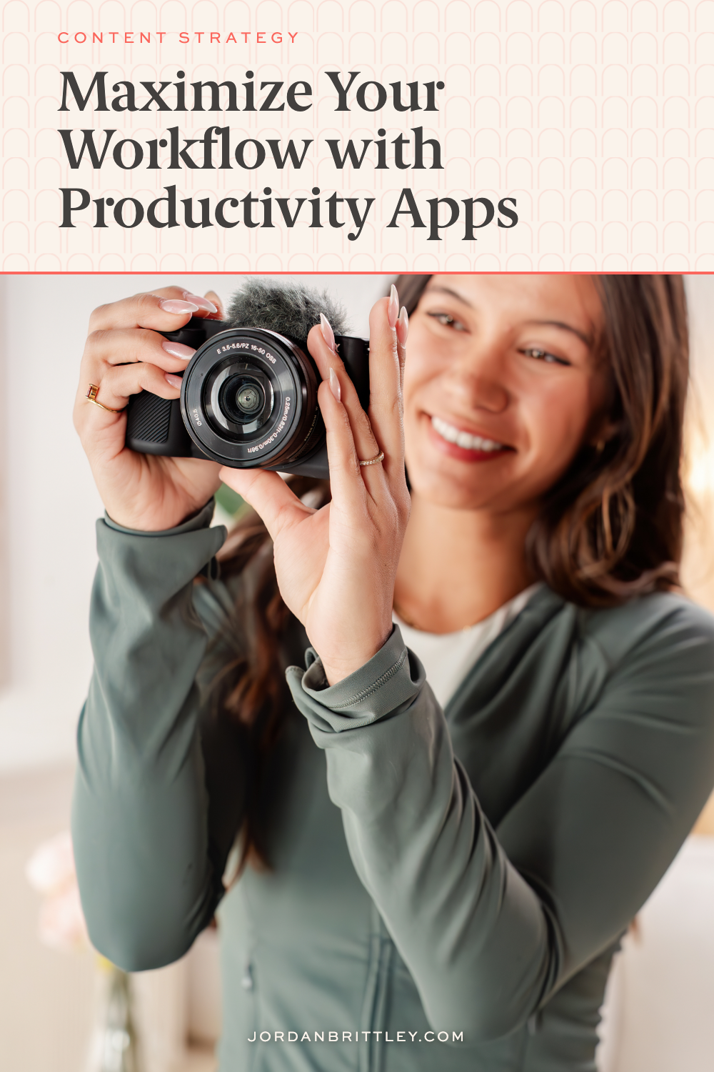 Maximize your workflow with productivity apps, full-bleed pin: build a tool stack that works for your small business | Jordan Brittley
