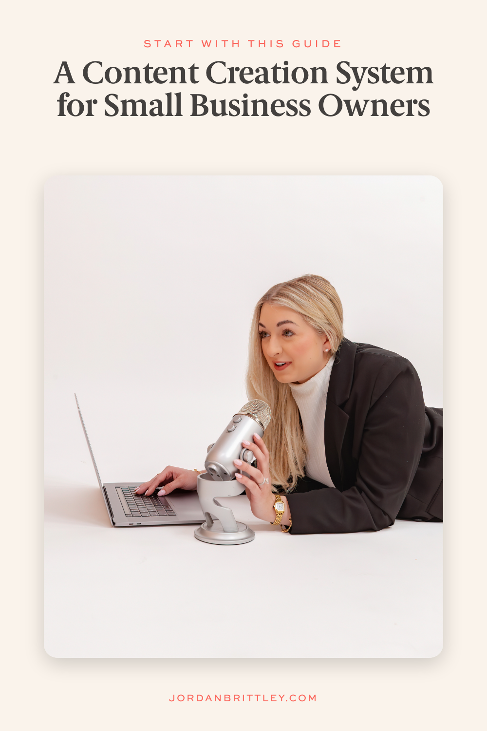 Content creation system for small business planning, making, and reusing content