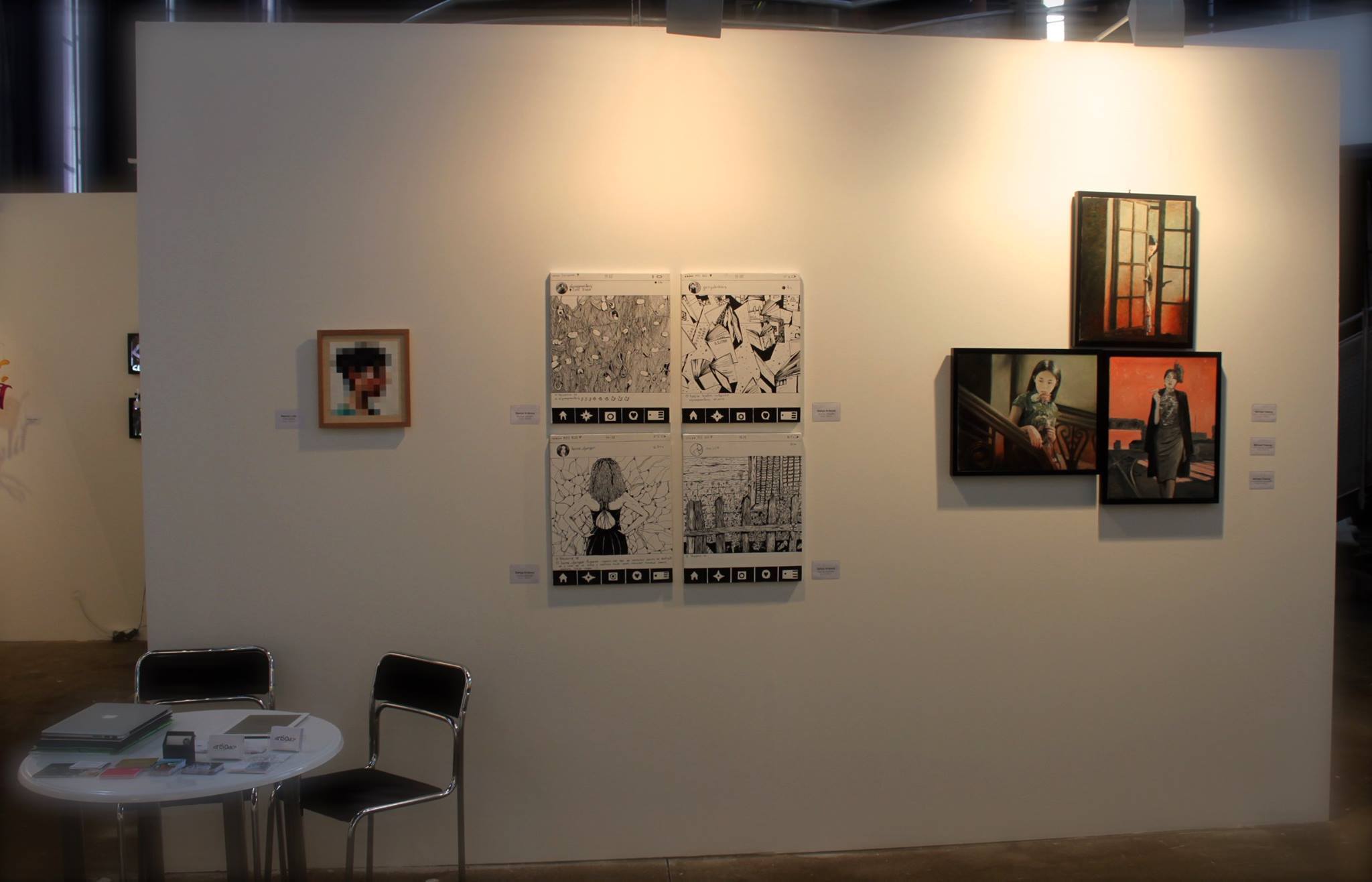  October 2015 ART MARKET BUDAPEST, a-space gallery booth, Budapest, Hungary 