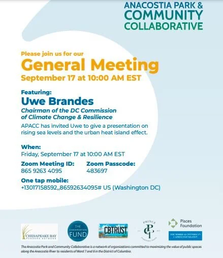 APACC General Meeting with Uwe Brandes: Friday, Sept. 17