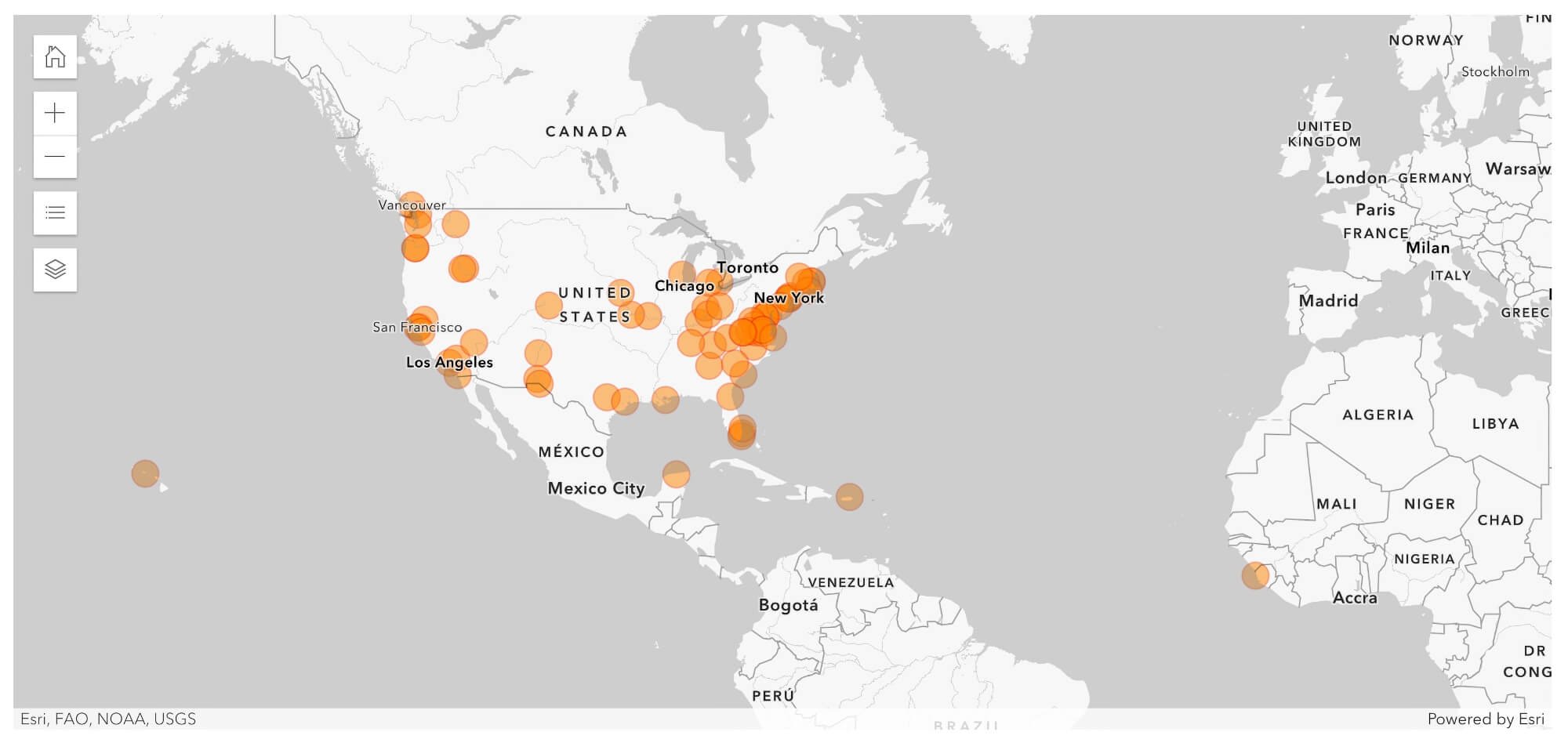 NIHHIS Urban Heat Island Map