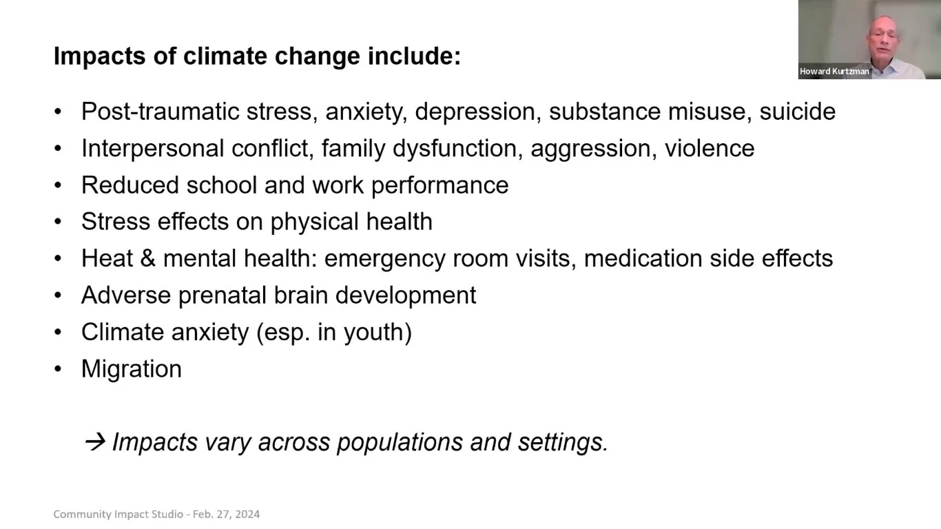 APACC Community Impact Studio on Public Health &amp; Climate Change
