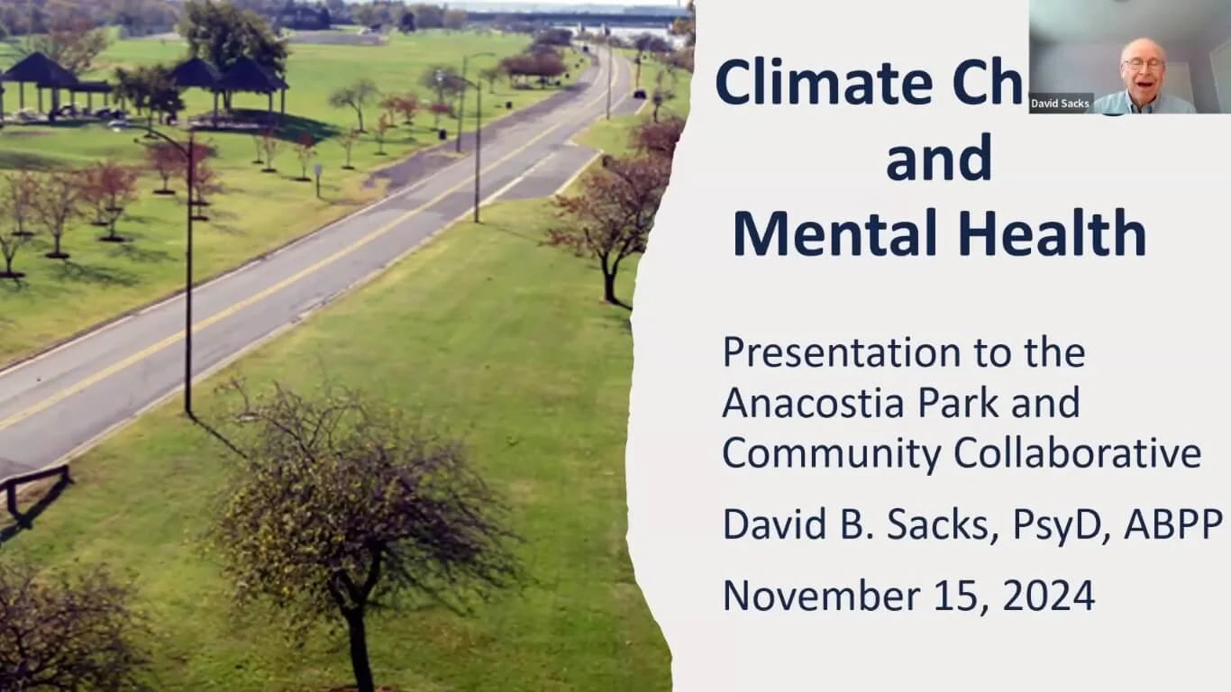 APACC General Meeting | Climate Change and Mental Health