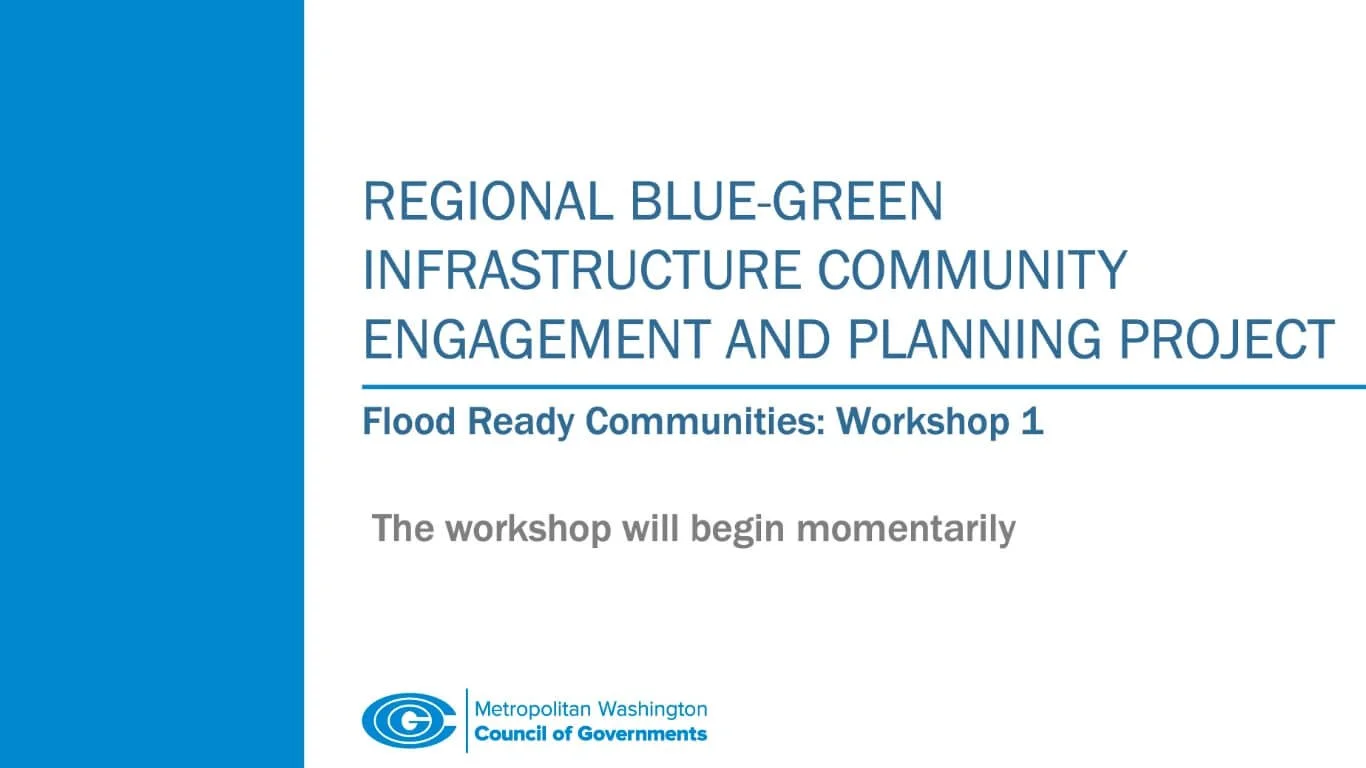 Flood Ready Communities: Regional Blue-Green Infrastructure (BGI) Project