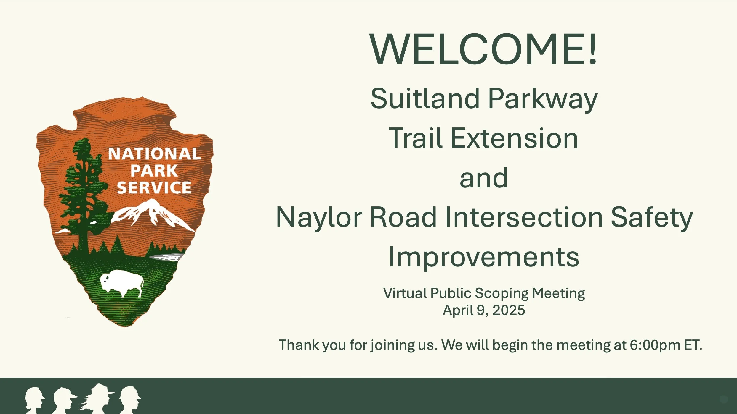 NPS: Suitland Parkway Trail Extension and Naylor Road Intersection Safety Improvements Public Scoping