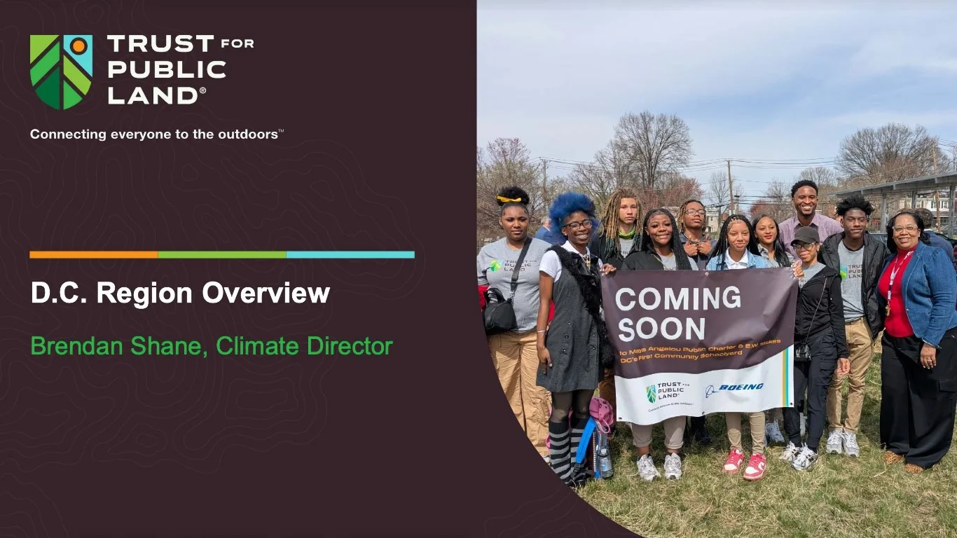 Trust for Public Land: D.C. Region Overview