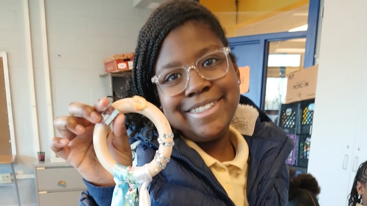 Art project at Leckie