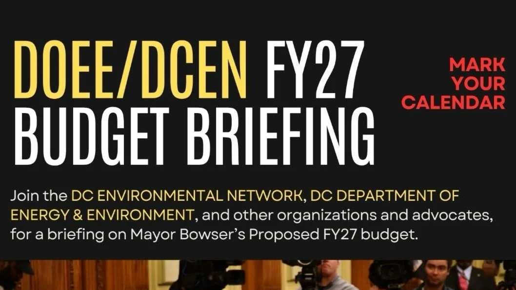 DOEE/DCEN FY27 Budget Briefing